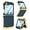 Blue2, variant on Designed for Galaxy Z Flip 5 Case with Hinge Protection,Samsung Flip 5 Heavy Duty Shockproof Full Body Protective Phone Case Cover for Z Flip 5 5G(2023)-Black2