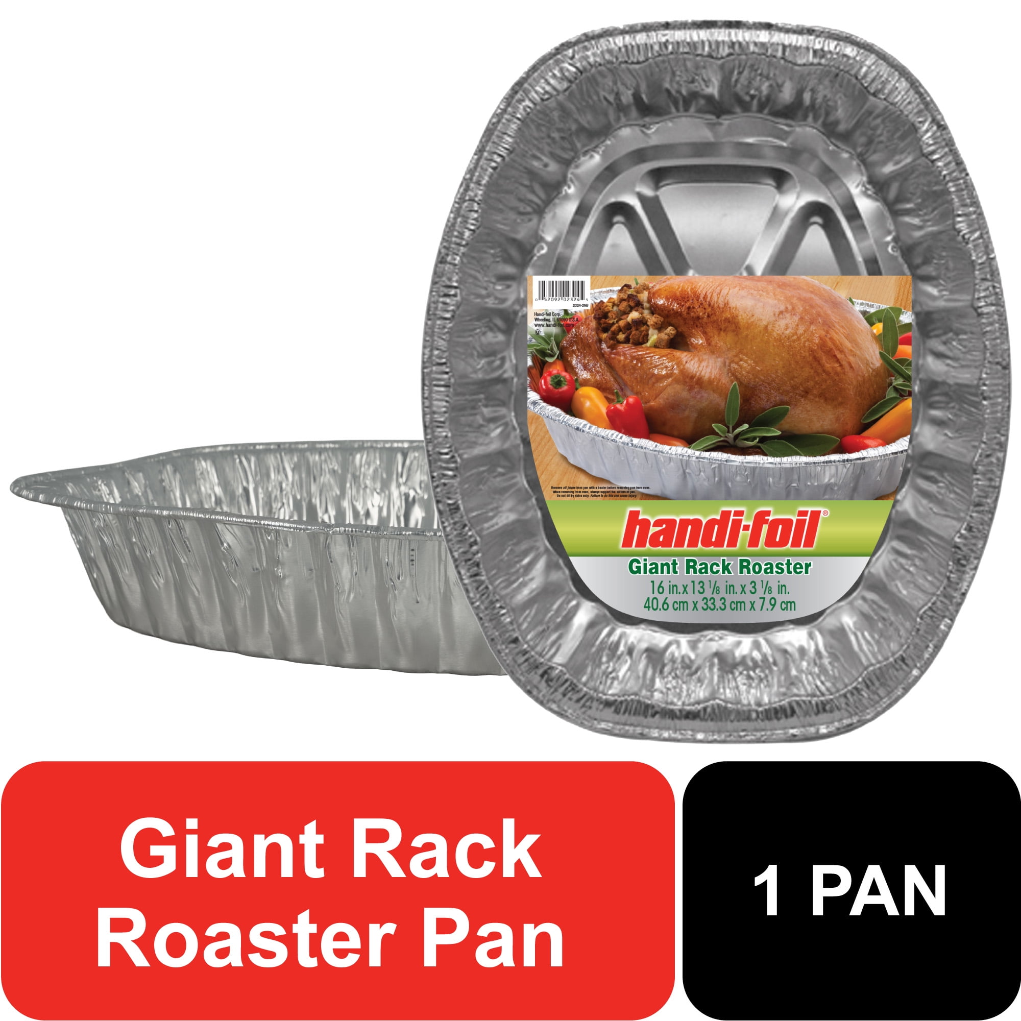 Handi-Foil Aluminum Foil Giant Oval Roaster, 16