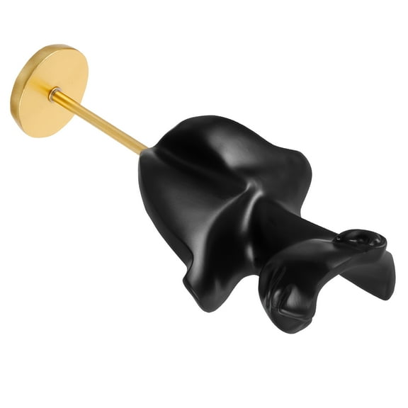 KONTONTY Necklace Display Rack Resin Bust Shape For Jewelry Sellers 1Pack 12.6x7.1x3.1in