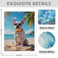 thumbnail image 3 of Diamond Art Kit for Adults, Beach Dog Sunglasses Palm Sky Diamond Painting for Adults Beginners, DIY Diamond Art Painting Kits, 5D Diamond Painting Crafts for Home Decor 12x16 Frameless, 3 of 7