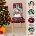 thumbnail image 2 of Yilichang Christmas Chair Covers Set of 4, Christmas Decorations Stretch Removable Washable Dining Room Chair Protector Slipcovers for Xmas Decor Kitchen Home Decorations (Snowman, 4 Pcs), 2 of 9