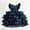 Navy, variant on Xiaowennn Children's Mesh Dress Dress Stylish Little Girl Dress Girls Sleeveless Dress
