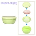 thumbnail image 4 of Uxcell Travel Soap Container 2 Pack Round Soap Holder Travel Case Box Green, 4 of 5