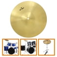 thumbnail image 1 of OULII Cymbale Crash Tambour Doré avec Finition Soignée Cymbale en Métal Durable pour Ensembles de Tambours, 1 of 7