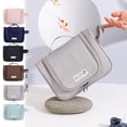 thumbnail image 1 of Large Capacity Hanging Toiletry Bag | Portable Travel Cosmetic Organizer with Hook | Water-Resistant Polyester Makeup Case | Multiple Compartments for Storage, 1 of 7