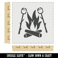 thumbnail image 2 of Roasting Marshmallows S'mores Camping Hiking DIY Cookie Wall Craft Stencil - 5.5 Inch, 2 of 5