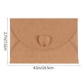 thumbnail image 2 of LEEYNEER 20pcs Paper Envelopes Craft Paper Envelope Cards Envelopes for Invitation, 2 of 8