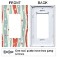 thumbnail image 3 of Yayeee Rocker Switch Wall Plate 1-Gang 4.6"x2.9" Home Decorative Outlet Cover, Light Blue Pattern, 3 of 6