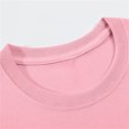 thumbnail image 4 of SGFCWSX Girls Short Sleeve T-Shirt, Kids Crew Neck Print Casual Cotton Top, Daily Summer Tees Pink Size 10-12 Years, 4 of 7