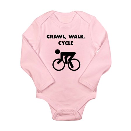 

CafePress - Crawl Walk Cycle Body Suit - Long Sleeve Infant Bodysuit