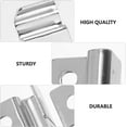 thumbnail image 3 of 10 Gallon Fish Tank Lid Aquarium Cover Bracket, Stainless Steel Fish Tank Lid Clips Glass Cover Anti-Slip Holder Support Aquarium Accessories 4pcs Rimless Aquarium, 3 of 5