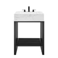 thumbnail image 4 of Modway Gridiron 24" Modern Style Metal Bathroom Vanity in White/Black, 4 of 9