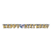 SpongeBob SquarePants Yellow Birthday Party Banner, 7.5" x 10.8"