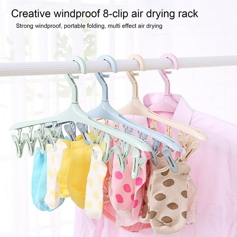 Space Saving Nonslip Suit Hanger w/ Clips