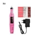 thumbnail image 3 of Guardurnaity Taladro eléctrico tallado pluma conjunto desata el potencial creativo máquina portátil de mejora de uñas conjunto de molino de Juegos de manicura  estándar de Europa Rosa, 3 of 6