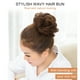 thumbnail image 3 of Moño Postizo con Onda Elegante para Peinados Sofisticados y Naturales, Ideal para Bodas, Fiestas o Eventos Especiales, Fácil de Colocar con Banda Elástica, Mezcla Perfecta con tu Cabello, Disponible, 3 of 6