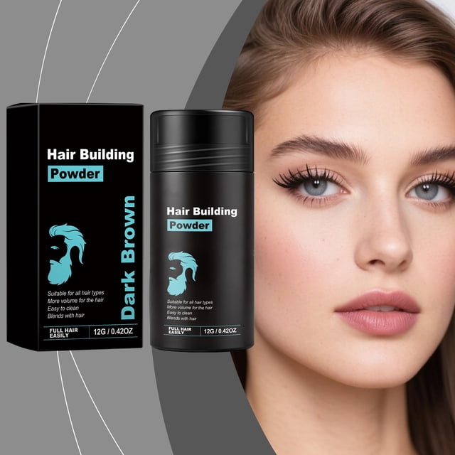 Meggemo Airy Fluffy Hairline Shading Powder, Fine Delicate Powder Texture, Natural Modify Hair Gap, Visual Increase Hair Density Powder
