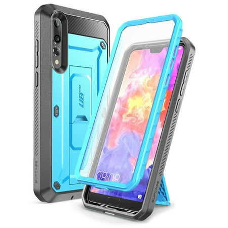 Huawei P20 Pro Case, SUPCASE Full-Body Rugged Cover with Built-in Screen Protector for Huawei P20 Pro (2018 Release) Not for Huawei P20, Unicorn Beetle Pro Series (Blue)