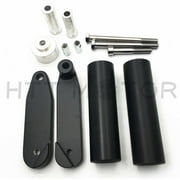 HTT-MOTOR No Cut Frame Slider For 2008 2009 2010-2013 Kawasaki Ninja 250 250R Ex250 Black