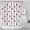 Pioneer Flower Floral-3, variant on Pioneer Flower Floral Print Pattern Shower Curtain 84"x72", Bathroom Decorative Shower Curtain Set with 12 Hooks, Waterproof Washable