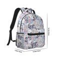 thumbnail image 2 of Rateoe Autumn Leaves Pattern Durable Student Backpack Laptop Bag- Ergonomic Design, Waterproof Twill Fabric - Ideal for School, Travel, and Outdoor Activities-One Size, 2 of 6