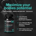 thumbnail image 5 of Keto Electrolyte Supplement, Salt Replacement Tablets for Rapid Oral Rehydration & Post Workout Recovery, Magnesium, Zinc, Sodium, Copper | 60 Capsules | Stop Leg Cramps and Restore Energy, 5 of 5