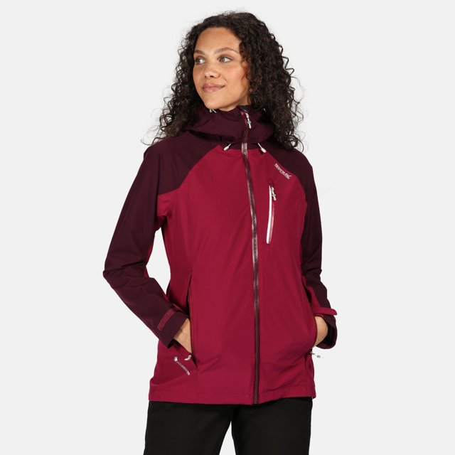 Regatta - Chaqueta impermeable modelo Birchdale para chica/mujer (Porción Púrpura, Ciruela) Regatta UTRG3330_purplepotionprune