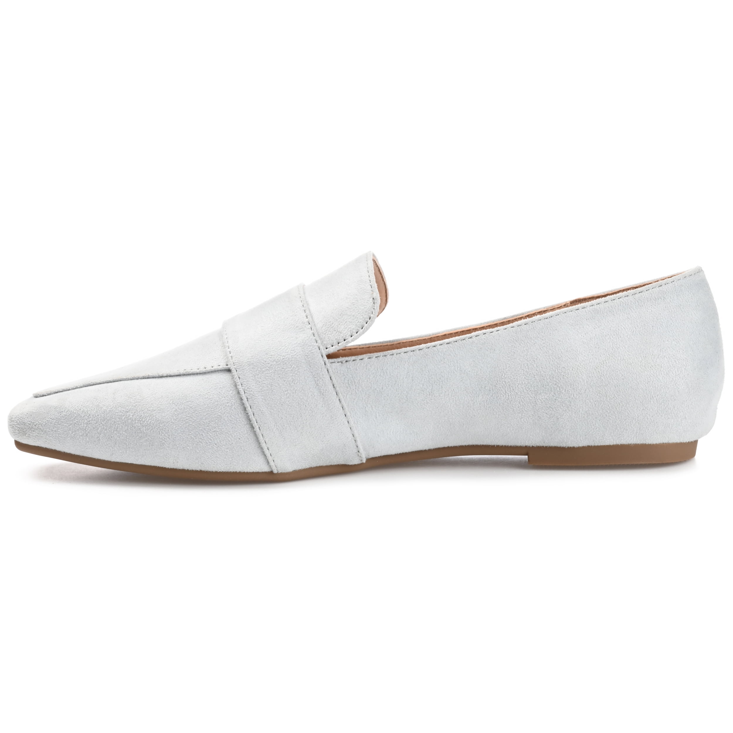 Journee Womens Benntly Slip On Square Toe Loafer Flats