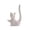 White, variant on Eespoir Ceramic Gold Cat Figurines, Handicraft Mini Figurine Statue, Home Decor Accent for Living Room Shelf Office Desk, Cute Gift