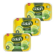 Dalan Glycerin Soap with Organic Lime 100g (Pack of 3)