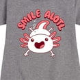 thumbnail image 3 of Instant Message - Smile Alotl - Toddler And Youth Girls Fleece Dress, 3 of 6