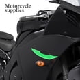 thumbnail image 4 of USHOBE 1 Pair of Green Plastic Motorcycle Spoiler Wing for Side Wind Protection while Riding, 4 of 8