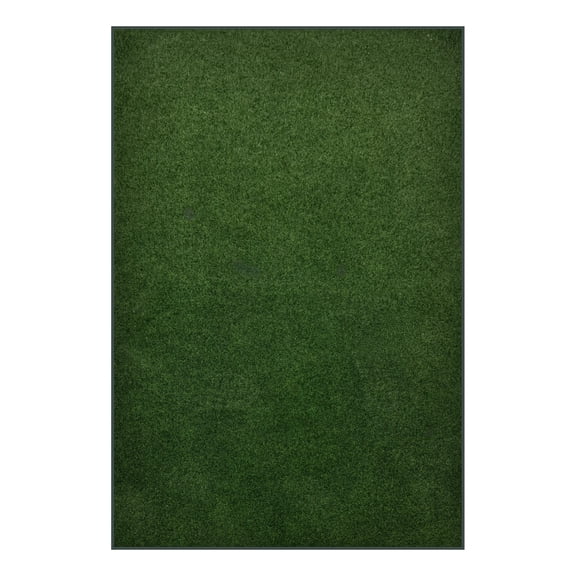 Koeckritz Rugs Grizzly Grass Rain Forest Indoor/Outdoor Turf Area Rug, 4' x 10'