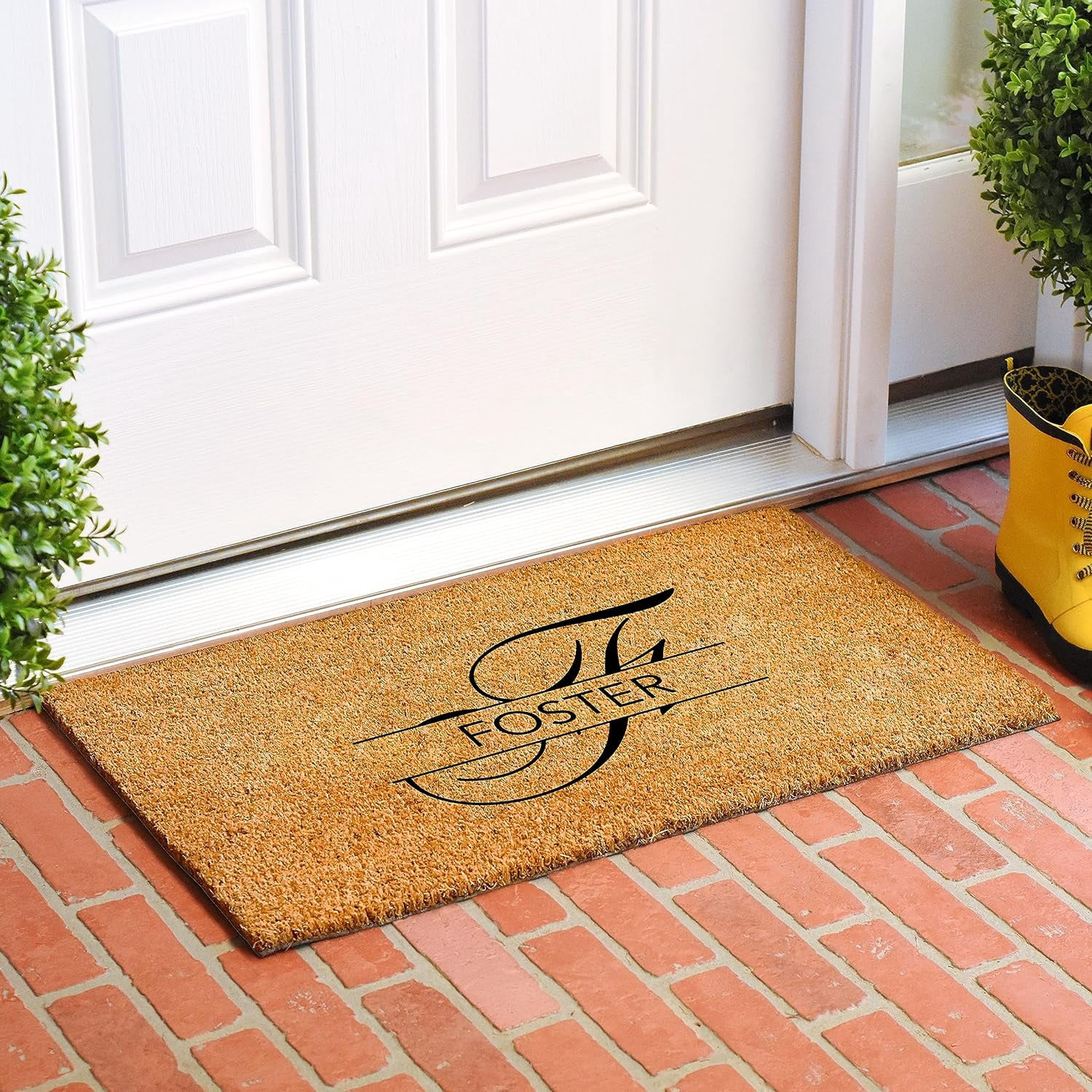 Calloway Mills 111192436 Foster Personalized Doormat 24" x 36"
