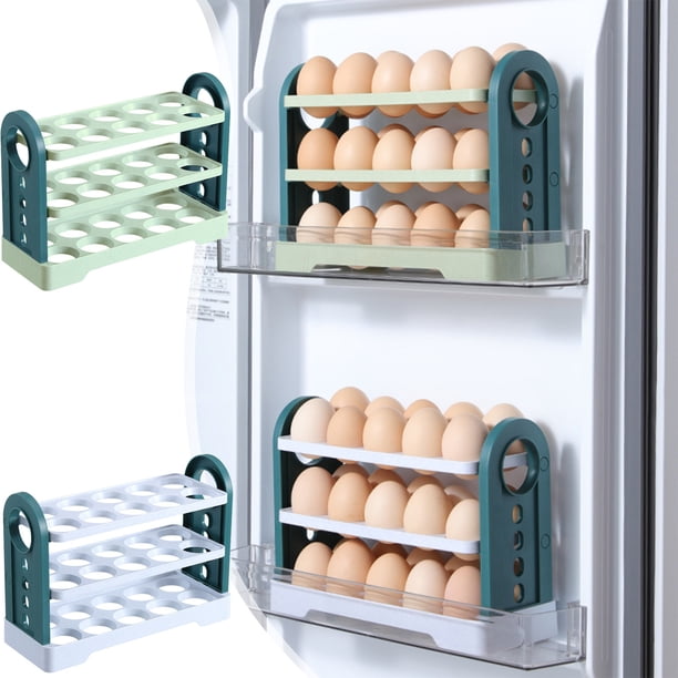 Caja de Almacenamiento onlyliua de Huevos con Puerta Lateral para refrigerante Grado alimenticio