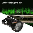 thumbnail image 2 of 4Pcs LED Garden Lights 3W 220V Outdoor Spotlight with Spike IP65 Waterproof Landscape Decorative Lamp Green, 2 of 8