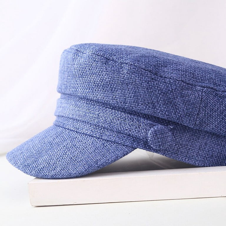 CoCopeaunts Military Hats Women Summer Linen Military Hat  display picture 1