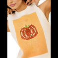 thumbnail image 3 of Suéter Sin Mangas con Estampado Gráfico Y2K para Mujer, Jersey de Langosta con Cuello Redondo, Camiseta de Punto de Otoño. D L, 3 of 7