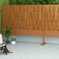thumbnail image 4 of POSHIONS Shine Decorative Screen Brown 76"H x 47.2"L x 15.15"W, 4 of 6
