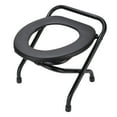 thumbnail image 2 of Chaise de Toilette Pliante, Commode de Toilette Portable, Chaise de Commode Pliable pour Camping Randonnée Voyage Voiture Urgence Adultes et Personnes Âgées, 2 of 7