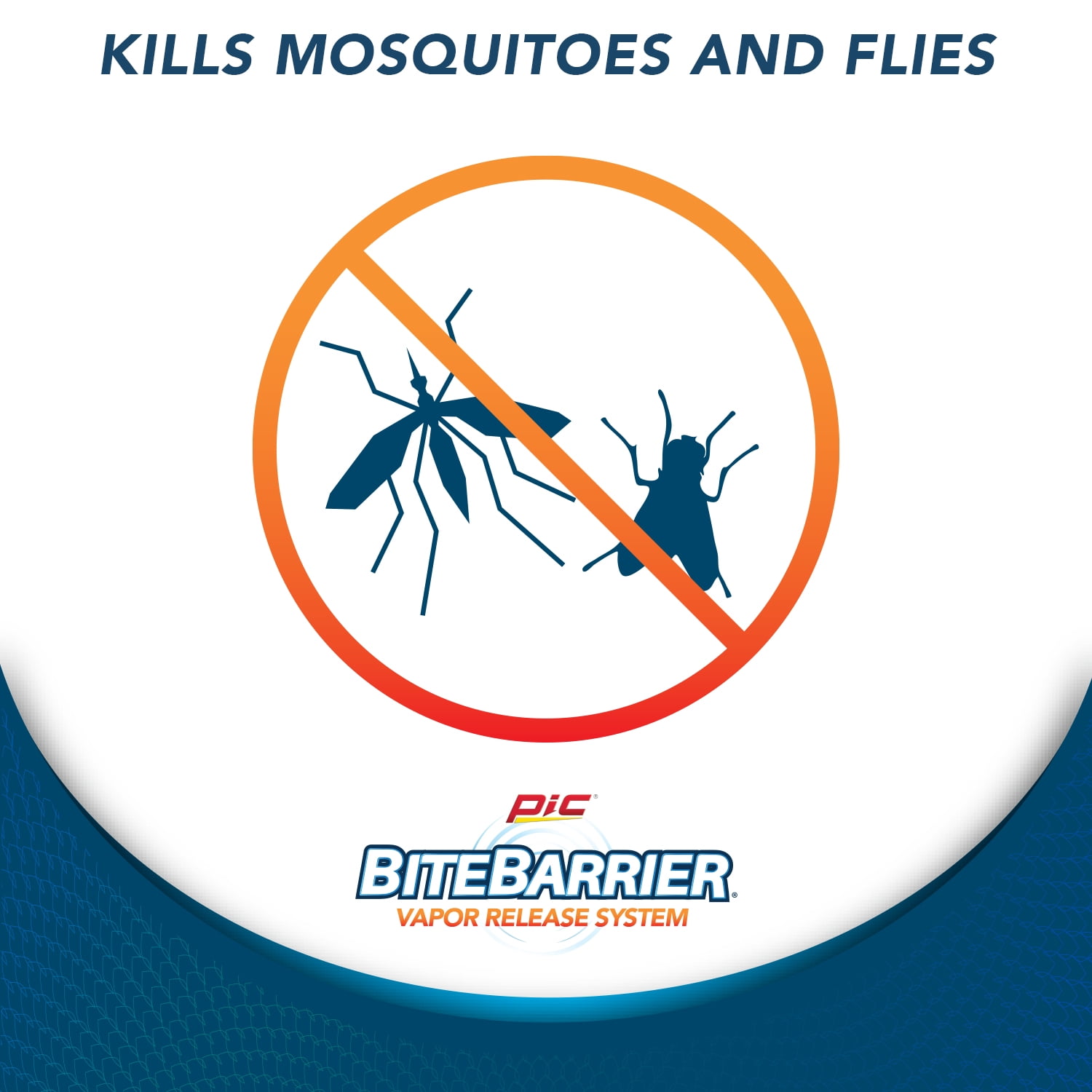 Pic BiteBarrier Vapor Release System Mosquito and Fly Killer, Long-Lasting Mosquito Defense, EPA Registered, Outdoor Use