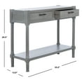 thumbnail image 6 of SAFAVIEH Filbert Solid 2 Drawer Console Table, White Washed Grey, 6 of 14