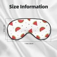 thumbnail image 4 of Uemuo Hand Drawn Watermelon Pattern Sleep Eye Mask - Light Blocking Sleep Mask Blocking Out Light Perfectly, Soft and Comfortable Night Eye Mask, Eye Blinder, 4 of 7
