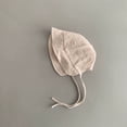 thumbnail image 4 of Xijirk Baby Ruffled Brim Sun Hat Soft Organic Upf 50 Plus with Adjustable Chin Strap Gentle Cozy Headwear for Outdoor Play and Beach Travel,Beige,6 Months-2 Years, 4 of 4