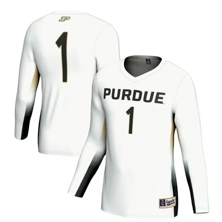 Youth GameDay Greats #1 White Purdue Boilermakers Lightweight Women's Volleyball Jersey