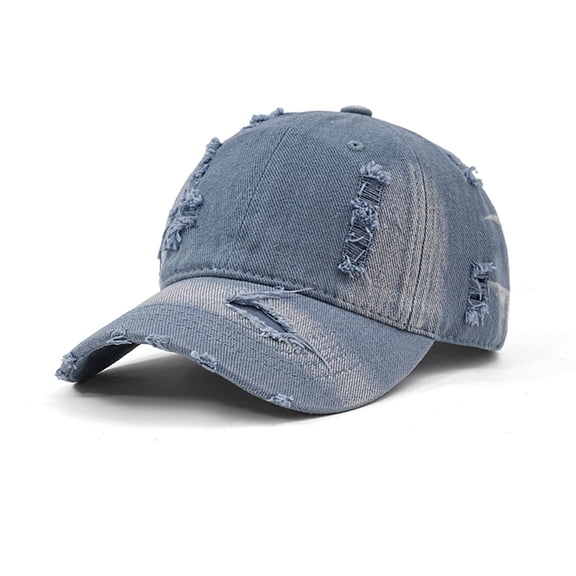 Willtoo Distressed Vintage Washed Cotton Baseball Cap - Adjustable Unisex Trucker Hat Men & Women
