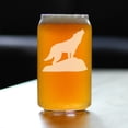 thumbnail image 2 of Bevvee Beer Can Pint Glass 16 oz Wolf Craft Beer Enthusiast Gifts Beer Glasses, 2 of 4