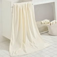 thumbnail image 5 of Btomtd Solid Color Thickened Bath Towel 55.12x27.56 inch Strong Water Absorption Body Towel Super Soft Household Bathroom Towel, White, 5 of 6