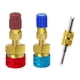 thumbnail image 1 of sweethay Adaptador de metal R1234YF a R134A Ajuste rápido para el mantenimiento del automóvil Acoplador de ajuste rápido Puerto Rosca 12 Type3 NO3, 1 of 6