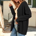 thumbnail image 3 of SOMER Cardigan Sweaters for Women Lightweight Cardigans for Women Open Front Oversized Button, Trendy V Neck Loose 2025 Spring Fall Winter Knit Cardigan, 3 of 7